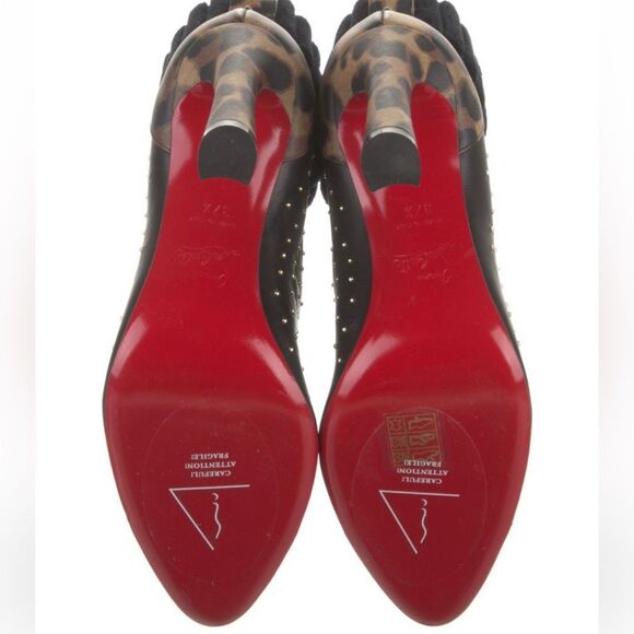 Christian Louboutin Studded Leather Booties - Picture 5 of 5